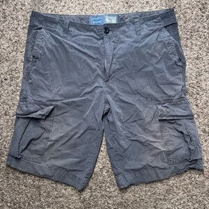 Converse grid pattern cargo shorts